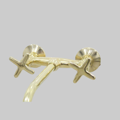 Brass Wall-Mounted Faucet