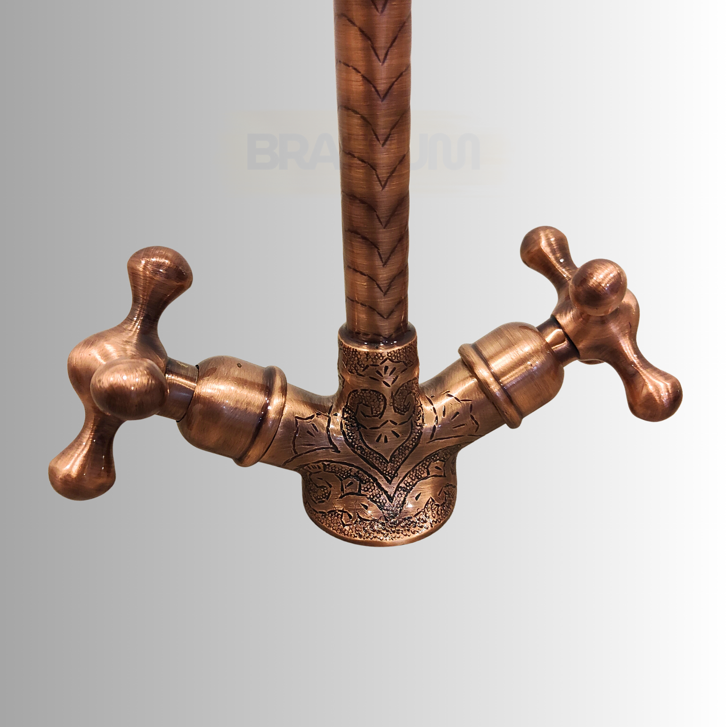 Handmade Hammered Copper Bathroom Faucet