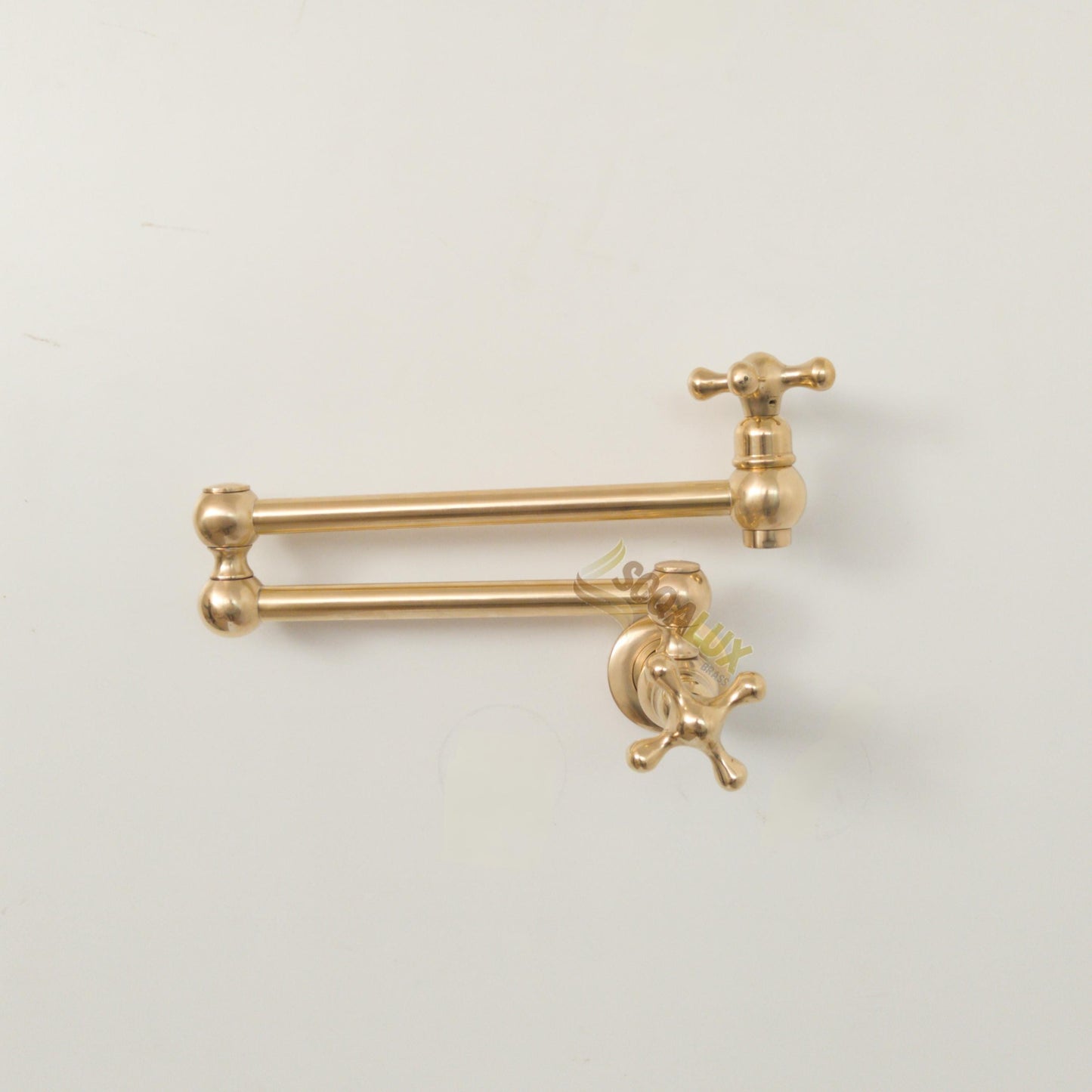 Unlacquered  Brass Pot Filler Faucet