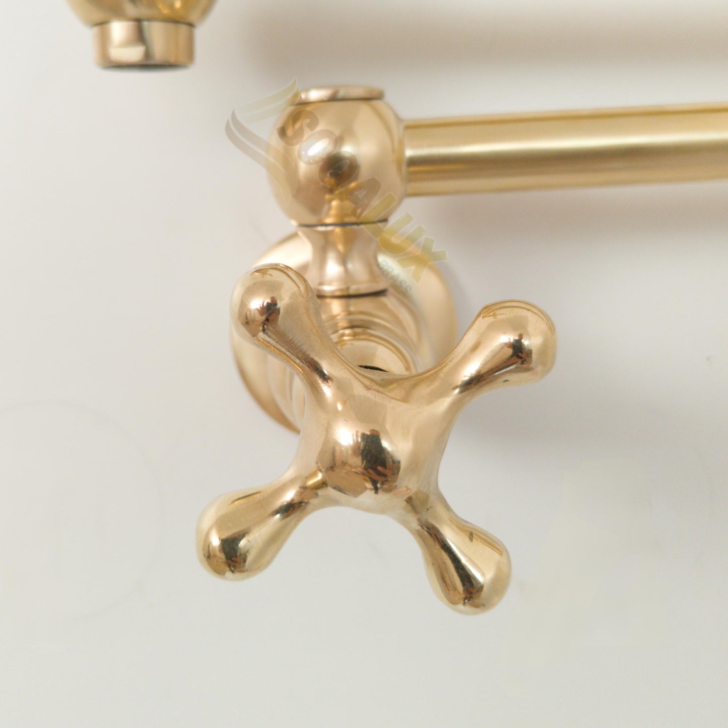 Unlacquered  Brass Pot Filler Faucet