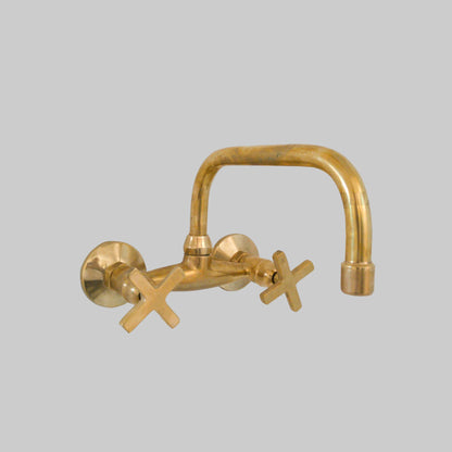 Unlacquered Brass Wall Mounted Faucet