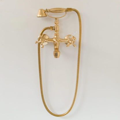 Unlacquered Brass Bathtub Fixture