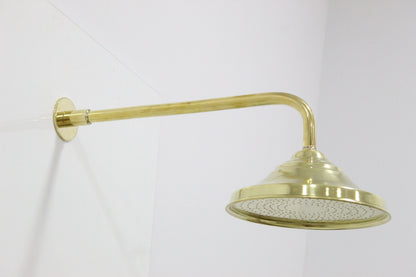 Brass Shower System, Tub Filler And Head Shower