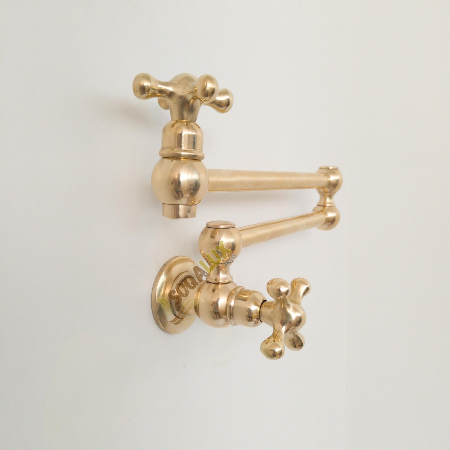 Unlacquered  Brass Pot Filler Faucet