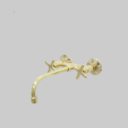 Brass Wall-Mounted Faucet