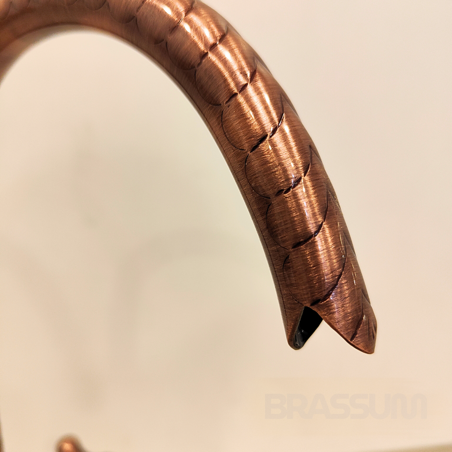 Handmade Hammered Copper Bathroom Faucet