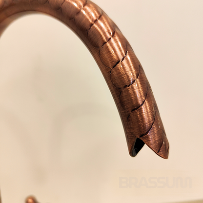 Handmade Hammered Copper Bathroom Faucet