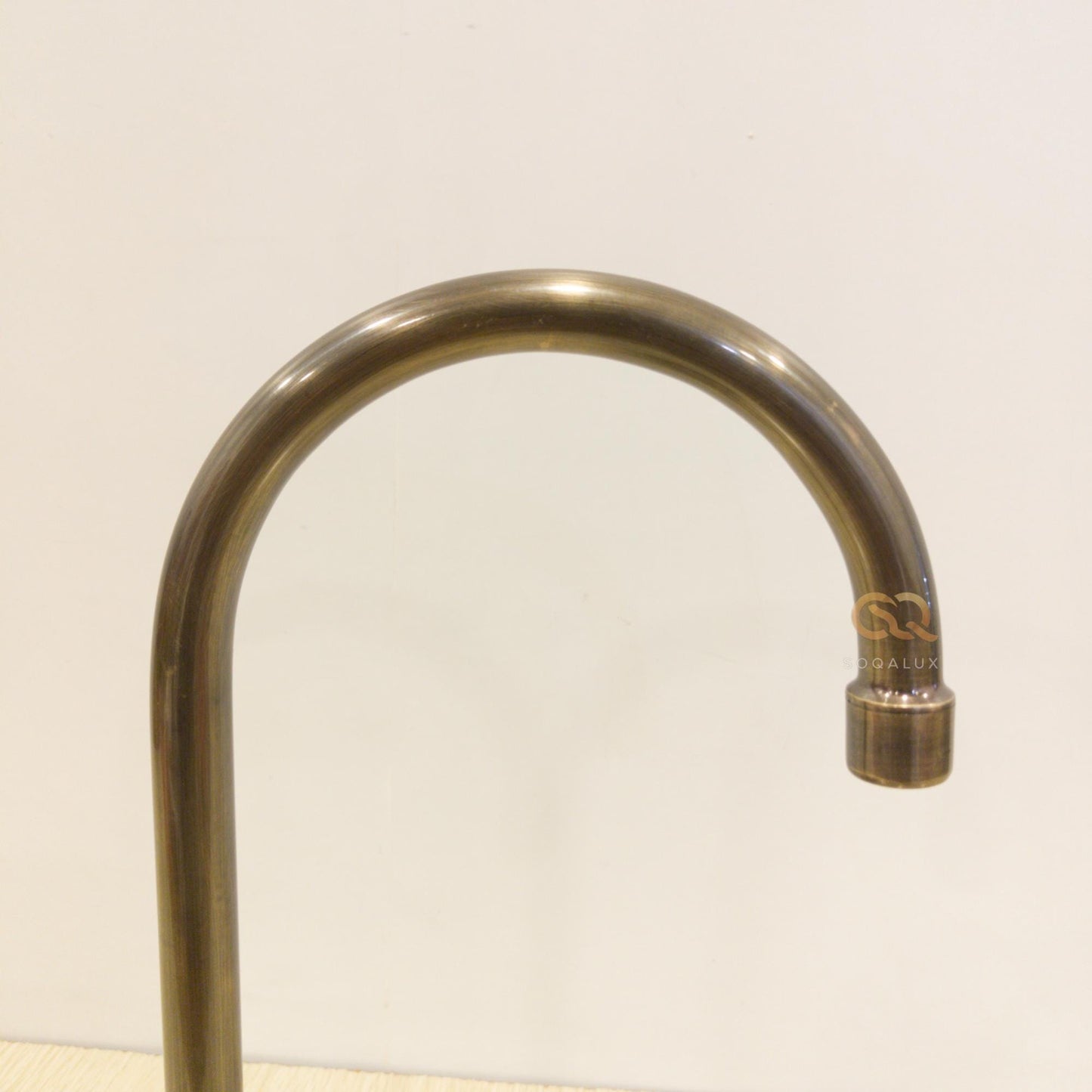 Unlacquered Solid Brass Bathroom Faucet in Bronze Finish