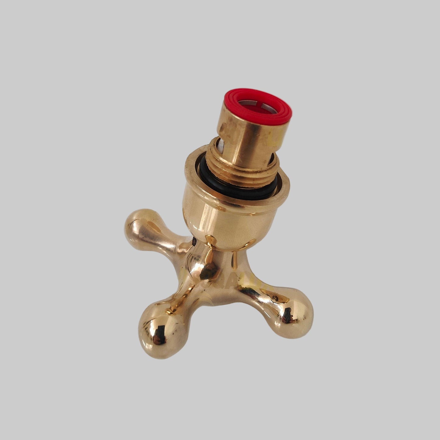 Handmade Solid Brass Faucet Handles Set of 2