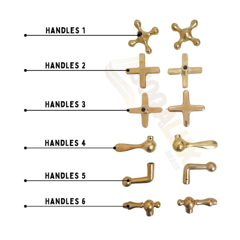 Unlacquered  Brass Pot Filler Faucet