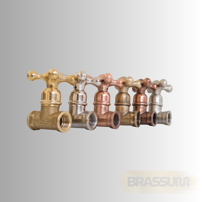 Classic Brass Gate Valve – 1/2" Standard