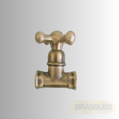 Classic Brass Gate Valve – 1/2" Standard
