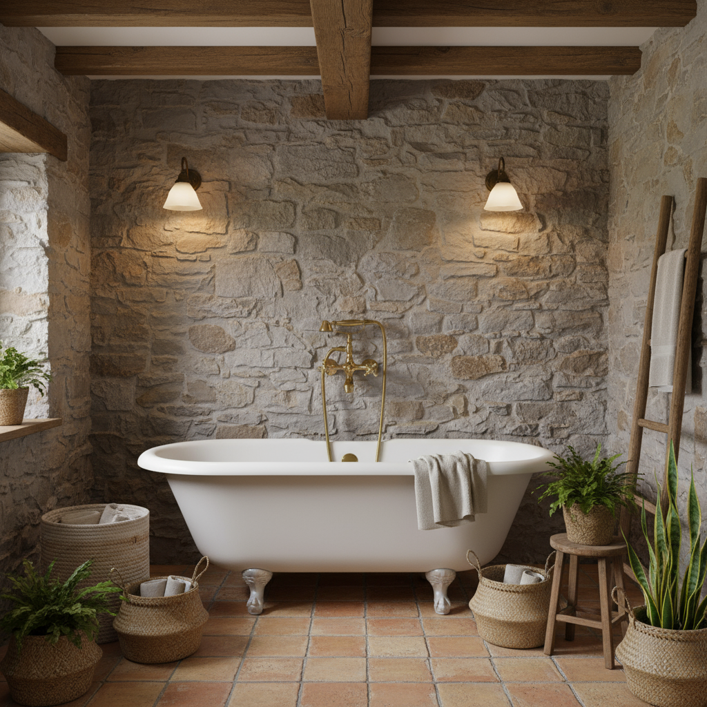 Unlacquered Brass Bathtub Fixture