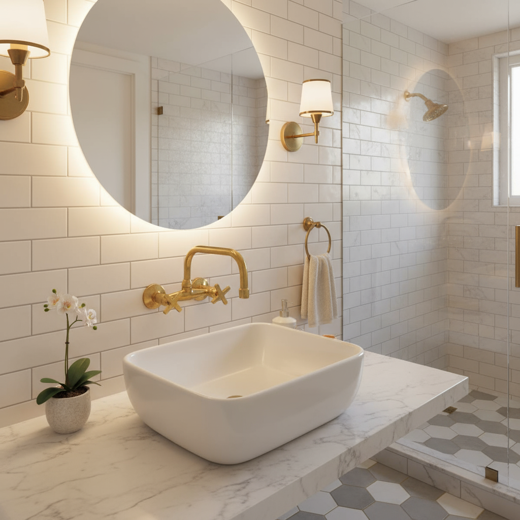 Unlacquered Brass Wall Mounted Faucet