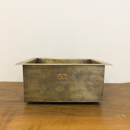 Hammered Brass-Bronze Sink