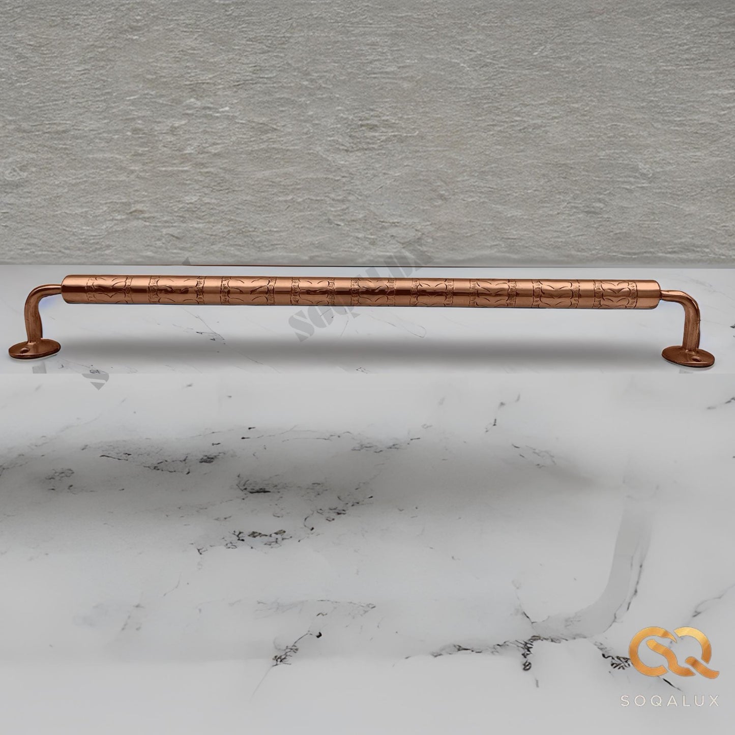Handcrafted Solid Copper Towel Bar