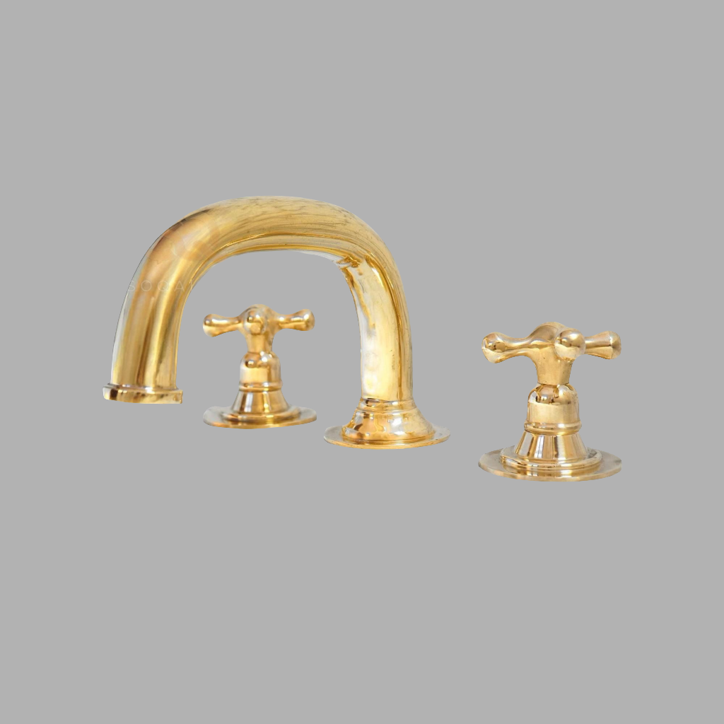 Bathroom Brass Faucet – Three Hole