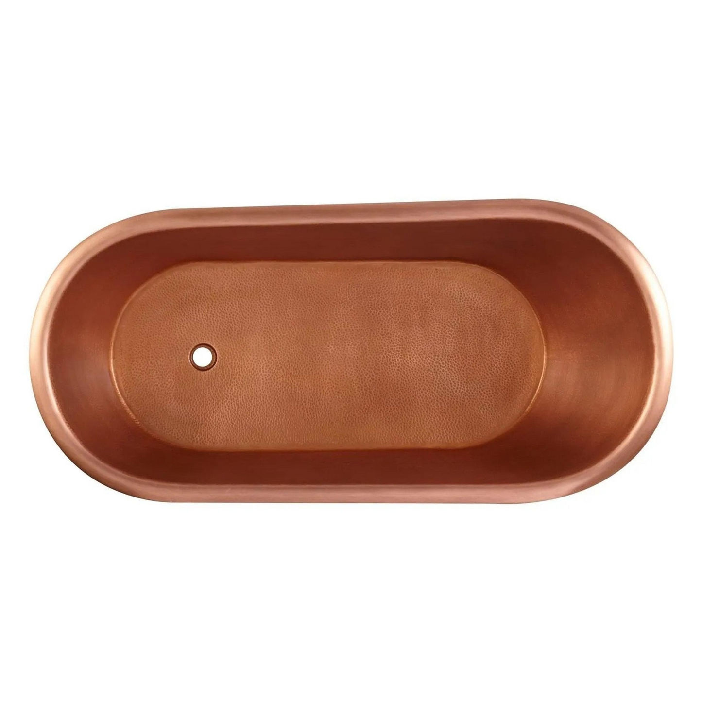 Handmade Hammered Copper Bathtub Freestanding