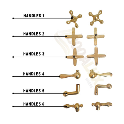 Unlacquered Brass Bathtub Fixture