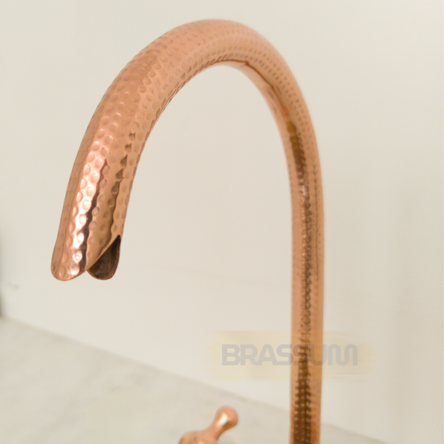 Handmade Hammered Copper Bathroom Faucet Mixer Tap