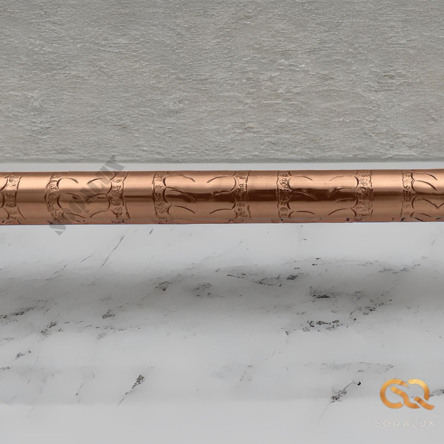 Handcrafted Solid Copper Towel Bar