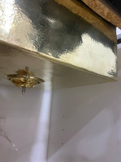 Undermount Hammered Brass Sink Handcrafted Solid Brass