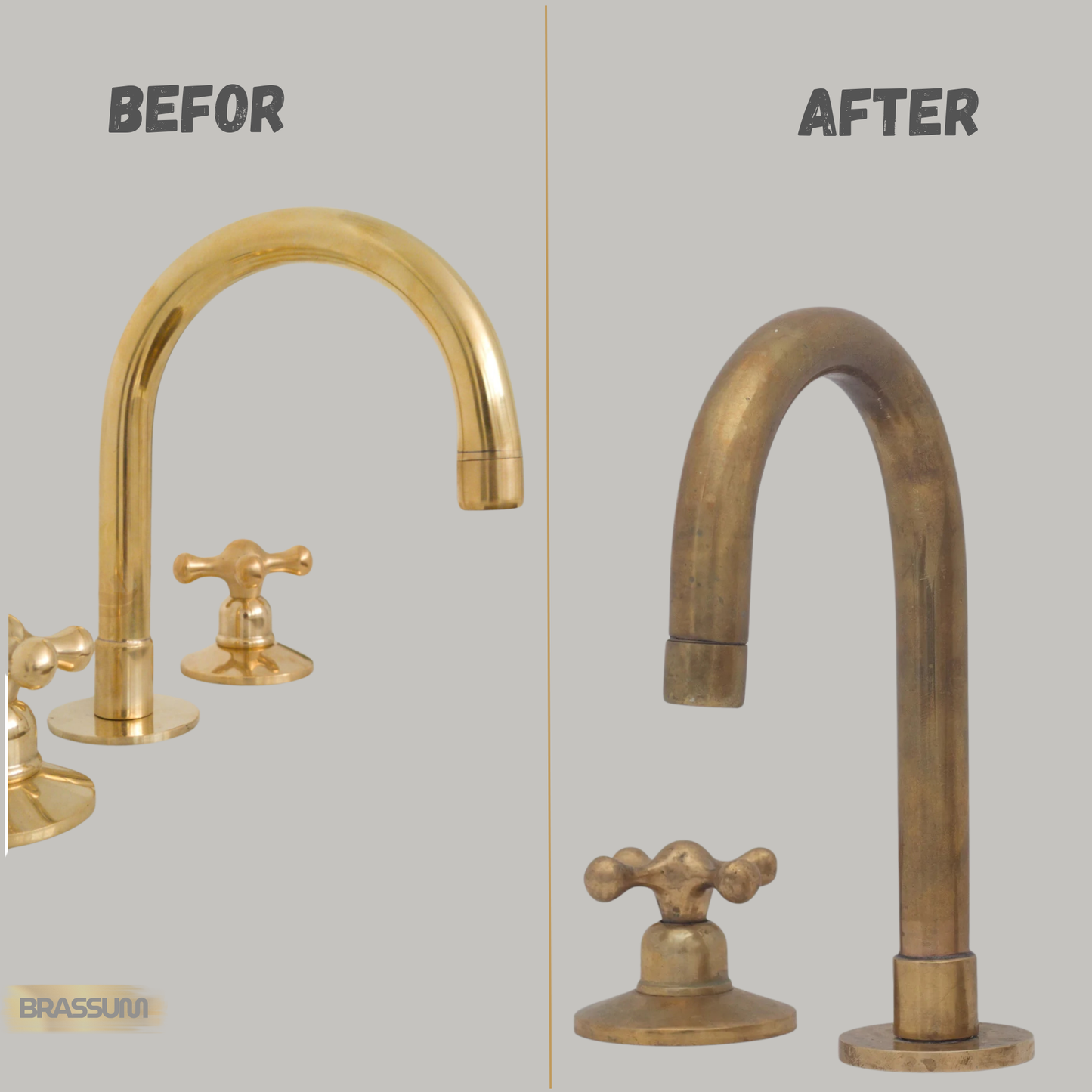 Widespread 3-Hole Solid Brass Bathroom Faucet