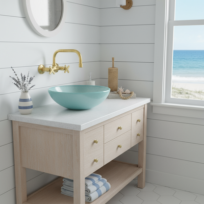 Unlacquered Brass Wall Mounted Faucet