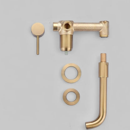 Unlacquered Brass Wall Mount Faucet