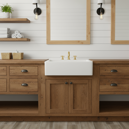 Bathroom Brass Faucet – Three Hole